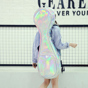 Pipa Bag Thickened Waterproof Anti-Seismic Portable Laser Pipa Bag Adult Glossy Musical Instrument Handbag Backpack