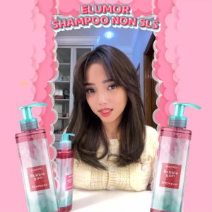 2 Pcs Elumor Bubblegum Shampoo Non SLS Termurah 200ml Hair Care Rambut Rontok Kulit Kepala Sensitif