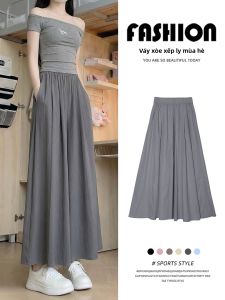 XIANYIJIAO | Yamamoto Skort Cao Waist Cảm Giác Mát Mẻ Mới 2026 Cho Người Thấp