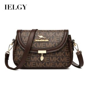 Ielgy Túi Da Túi đeo vai thời trang túi đeo chéo nữ mới