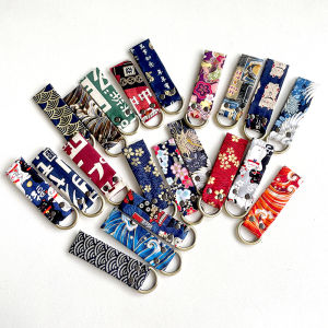 Handmade Original Japanese Style JDM Car Motorcycle Keychain Key Holder Lucky Car Hanging DIY Modification Accessories