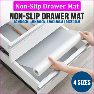 EVA Drawer Mats Non Slip Cupboard Mat Waterproof Non Adhesive EVA Plastic Washable Waterproof Pads for Kitchen Cabinet Pantry Closet Cupboard Clear