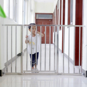 DANBIYIN | High Barrier Safety Gate for Kids and Pets 90cm Stainless Steel No Drilling