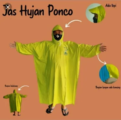 Jas hujan ponco cap kapak