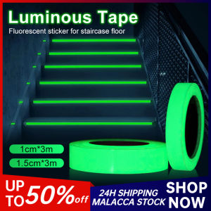 3m Luminous Tape Green Night Vision Self-Adhesive Tape Glow In Dark Stairs Safety Warning Security Fluorescent Tape Stickers 反光胶带