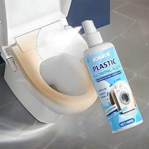 โจ๊กโจ๊ก น้ำยาขจัดคราบเหลืองพลาสติก 100 มล. - น้ำยาทำความสะอาดเครื่องปรับอากาศ ขจัดคราบเหลือง ปรับสภาพเปลือกหุ้มโถสุขภัณฑ์