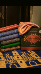 Sarung Syair Classic Salur Lebar Sarung Tenun Kualitas Premium DIJAMIN