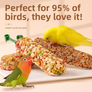 MONLEYTA | Tiger Parrot Special Tooth Grinding Stick Biting Toy Peony Little Sun reward Snack Bird Mouth Grinding Device