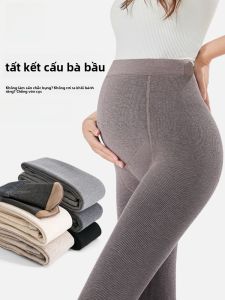 MiiOW | Quần tất dày lót lông cừu cho bà bầu MiiOW mùa đông dài vừa vặn thoải mái mặc ngoài trời quần áo giữ ấm