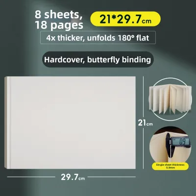 YUANHAO | DIY Blank Drawing Book Flip Book Creative Doodle Book