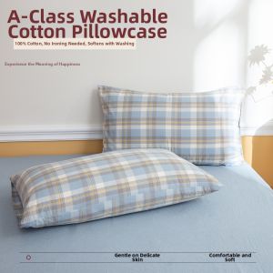 100% Cotton Water Washed Pillowcase 48x74cm