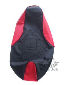 Kulit jok sepeda motor JAHIT SAMPINGAN WARNA