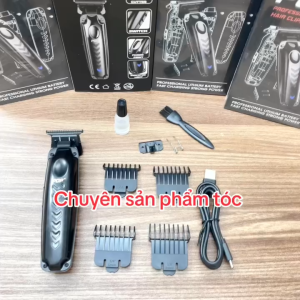 POP Tông viền POP H90 cao cấp - công suất 7000 vòng động cơ không chổi than lưỡi thép DLC pin lithium 2000mAh thiết kế hiện đại bảo hành 3 tháng