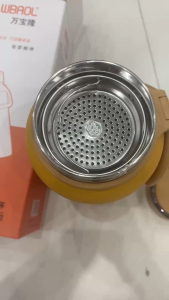 Bình nước giữ nhiệt BAOL WL49 Bình giữ nhiệt inox 304 cao cấp có ống hút vỏ nhám giữ nhiệt 20 tiếng