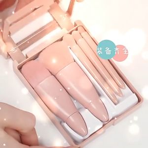 Hộp 5 Cây Cọ Trang Điểm Kèm Gương Cao Cấp - Bộ Cọ Trang Điểm Chuyên Nghiệp Thiết Kế Lông Mền Mịn Đa Năng Tiện Dụng Khi Mang Đi chất lượng cao