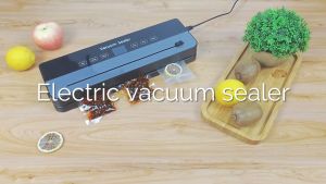 🏠 Vacuum sealer machine Food sealing machine Auto vacuum packaging machine Smart touch screen Automatic violet light sterilization Dry wet powdered and oily Cutter Sealer for packaging Household Food vacuum packing machine