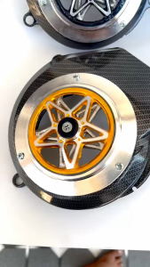 Tutup Cover Kipas Mesin Carbon WTP Set Spiner Bintang Alumunium PNP Yamaha Mio Sporty Mio Smile Mio Soul Nouvo