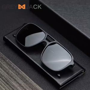 Grey Jack Kacamata Sunglasses Polarized Model Aviator Kotak Fashionable Anti Silau UV400 Pria Wanita 3124