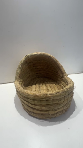 Handmade Natural Grass Hay Bird Nest for Quail Parrot Lovebird Small Birds Pet Cozy Breeding Nest Sarang Burung Nuri