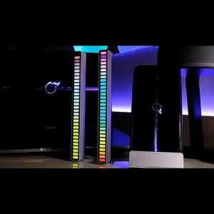 Lampu Meja Spectrum Bar Audio Rhythm Sensor Suara Music RGB Light LED Audio USB Indicator Sound