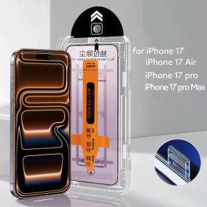 2Pcs Glass For iPhone 17 Pro Max Dust Free Installation Screen Protector for IPhone 17 Air Full Cover Tempered Glass with Tool