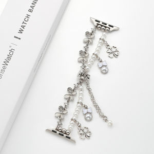 iSeriseWatch | Breathable Clover Pearl Metal Bracelet Style Apple Watch Strap