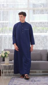 GAMIS AL BAZ TOYOBO jubah pria/gamis pakistan laki laki / jubah pria dewasa /baju muslim