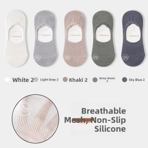 miiow | Mens Boat Socks Thin Pure Cotton Antibacterial Anti Odor Mesh Invisible Low Cut Short Socks Cat Man Summer Breathable Sweat Absorbent