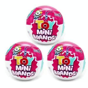 Bandai | 5 Surprise Ball Mini Brands Toys Scene Miniature Gashpon Capsule Toy Figurines Collection Kids Mystery Blind Box Miniature Toy