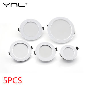 YNL | 5Pcs/lot LED Downlight AC 220V 7W 9W 12W 15W 18W Recessed Ceiling Lamp Spot Lamp Down Light Kitchen Living Room LED Spot Light