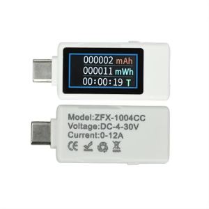 ANENG | Máy Đo Điện Áp DC Loại C 096 Inch Đồng Hồ Đo Dòng Điện 4-30V 8A Máy Đo Thời Gian Năng Lượng DC Hai Chiều Thiết Bị Đo Điện Cho Đồ Dùng Điện Tử Tự Chế