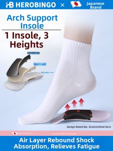 HEROBINGO | High Arch Support Anti-Fatigue Orthopedic Insoles