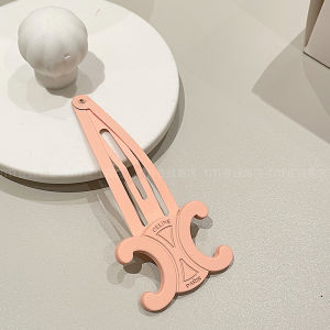 Colorful TiTi Arc De Triomphe Hair Clips Womens Popular New 2025 Side Bangs Hair Accessories Alloy Silver Gold Plated Korean Style