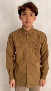 Kemeja Tactical Pernusa Lengan Panjang Pria Wanita Outdoor Baju PDL Lapangan Seragam Kerja Kantoran