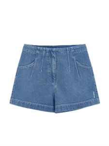 Retro High Waist Straight Leg Denim Shorts Womens American Style Slimming Hot Girl A-Line Denim Shorts Summer Casual Wear