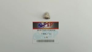 Mur Topi Pendek 7mm K11 (Harga Per 1 PC) - Mor Mur Ring Baut Baud Flange Fleng Pleng Topi Cap Pendek