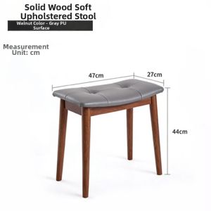 AYIJIE | Thickened Soft Padded Plastic Makeup Stool