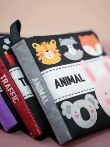 Early Education Baby Cloth Books Soft Non-Toxic Washable Kids Learning Books