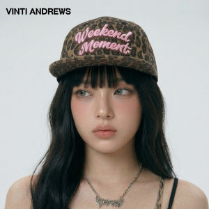Leopard Embroidery Sun Protection Cap Flat Brim