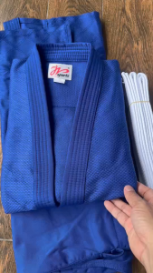ชุดยูนิฟอร์มยูโด (ครบชุด) Judo/Jujitsu ยูยิตสู มีขาว-น้ำเงิน ผ้าฝ้าย หนา 480 g มีไซต์ 110-190 cm