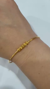 Poh Heng Jewellery 24K Radiant Bangle in Yellow Gold [Price By Weight]