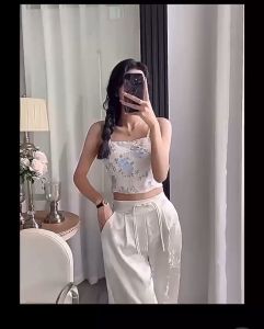 New Chinese Retro Camisole for Women Niche Floral Embroidery Inner Wear and Outer Wear Top