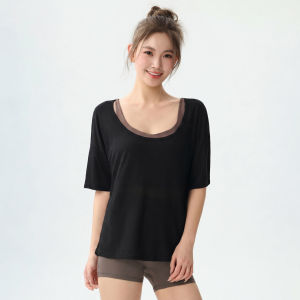 DRUR | Sleeveless U-Neck Yoga Top for Breathable Fitness