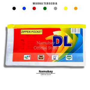 ZIPPER RESLETING SIZE DL UKURAN 25 x 13 CM BERKUALITAS TAHAN AIR