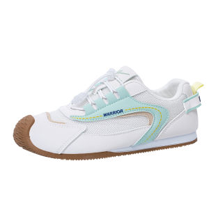 Warrior | Womens Breathable Retro Casual Sneakers Green Soft Sole