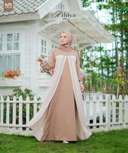 Gamis ATHIYA by NOURA set Khimar&Dress Only