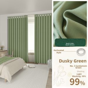 Nature Wind Sunshine | Full Blackout Simple No Wash Curtains