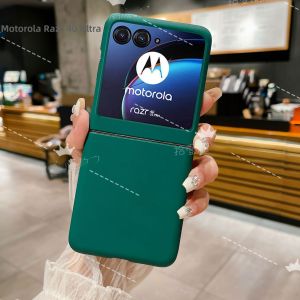 Magnetic Stand Ultra Thin Foldable Skin Feel Protection Case for Motorola Razr40 Ultra Razr50 Ultra Razr60 Anti Fall Cover