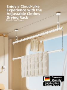 BIREN | Manual Crank Clothes Drying Rack