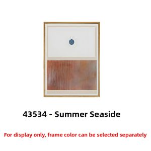 YASISHA | Vintage Zen Style Entryway Decor Art Living Room Abstract Blue Painting